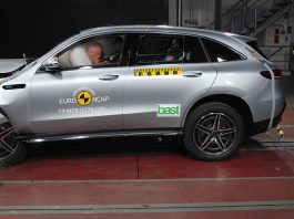 Mercedes-Benz EQ C - Frontal Offset Impact test 2019