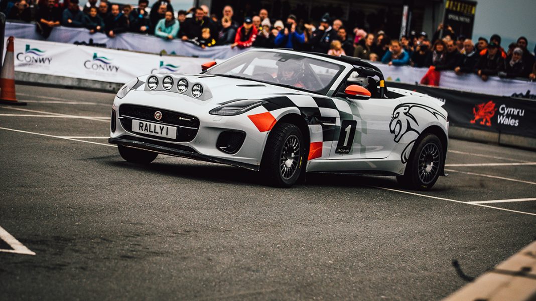Jaguar F-Type Rally Car makes final appearance at 2019 Wales Rally GB