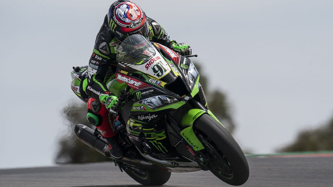 Kawasaki Rea Second And Haslam Seventh On Day One