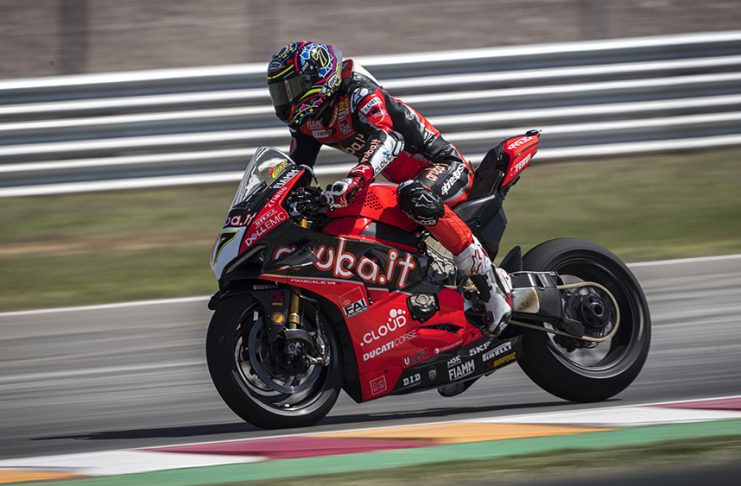 World Superbike in Argentina Bautista leads the way with Davies fourth for the Arubait Racing - Ducati team