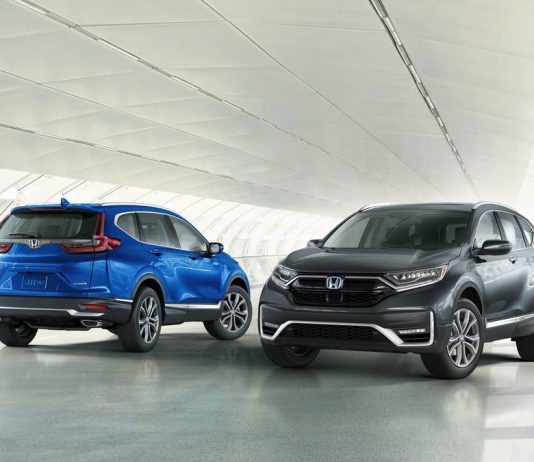 2020 Honda CR-V (blue) & CR-V Hybrid