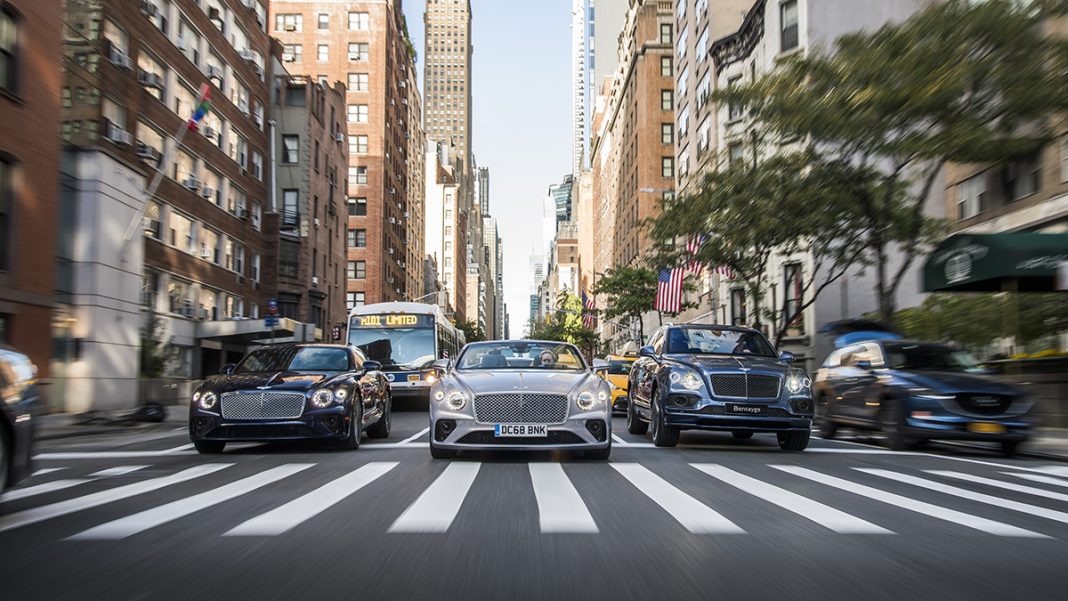 BENTLEY'S CENTENARY CELEBRATIONS CONTINUE IN NEW YORK CITY WITH 100 CARS FOR 100 YEARS