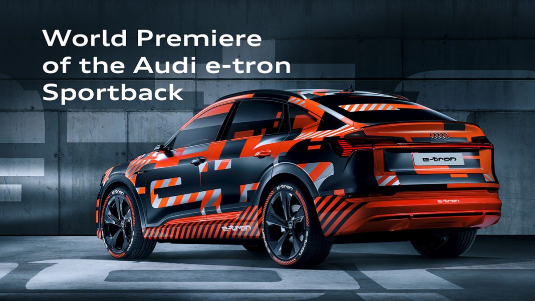 World premiere Audi e-tron Sportback