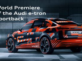 World premiere Audi e-tron Sportback