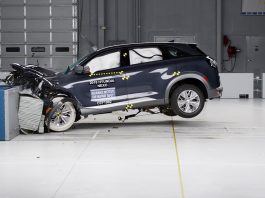 How the Hyundai NEXO Performed in the First Hydrogen Fuel Cell Vehicle Test by the IIHS