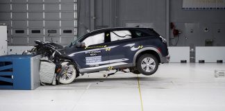 How the Hyundai NEXO Performed in the First Hydrogen Fuel Cell Vehicle Test by the IIHS