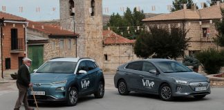 Hyundai launches the first 100% electric rural carsharing in Spain
