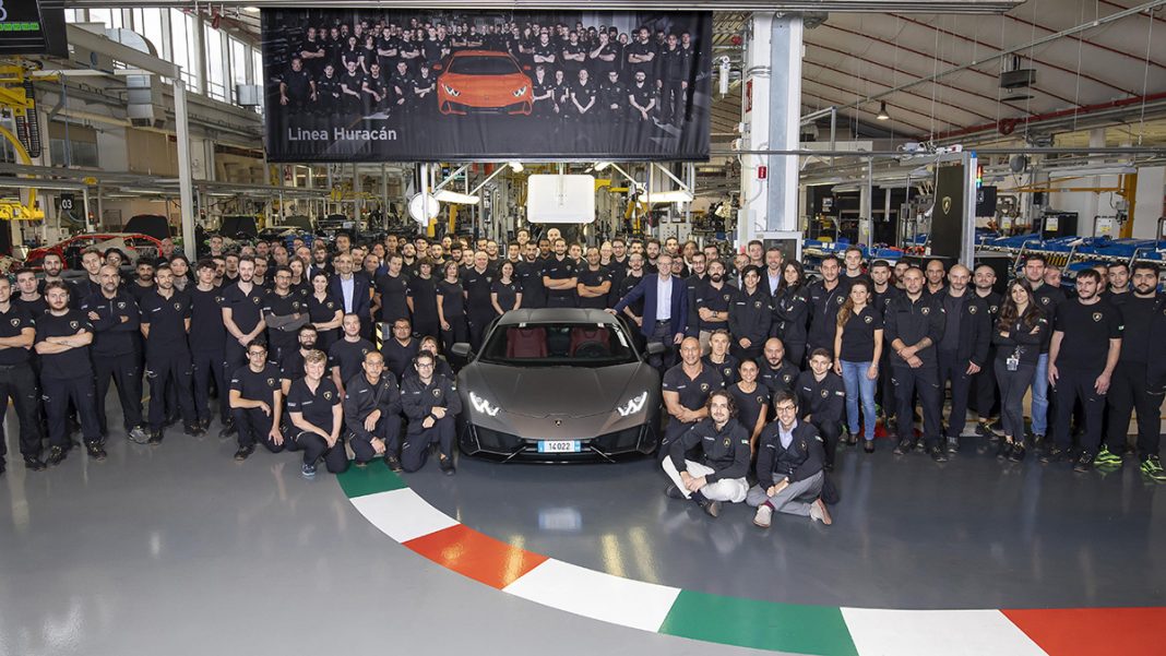 New production record for Automobili Lamborghini