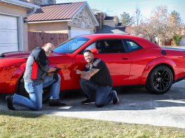 "Santa" Bill Goldberg Delivers First Dodge Challenger SRT Hellcat Redeye to 'Dodge Horsepower Challenge' Winner Just in Time for Christmas