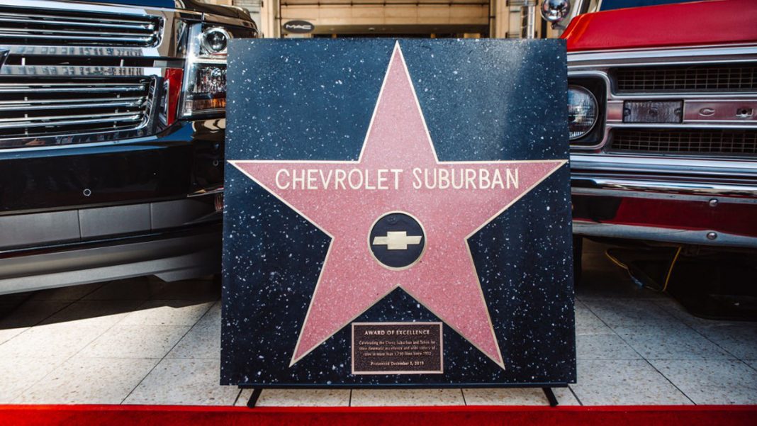 CHEVROLET SUBURBAN RECOGNIZED BY FILM INDUSTRY, GETS HOLLYWOOD S