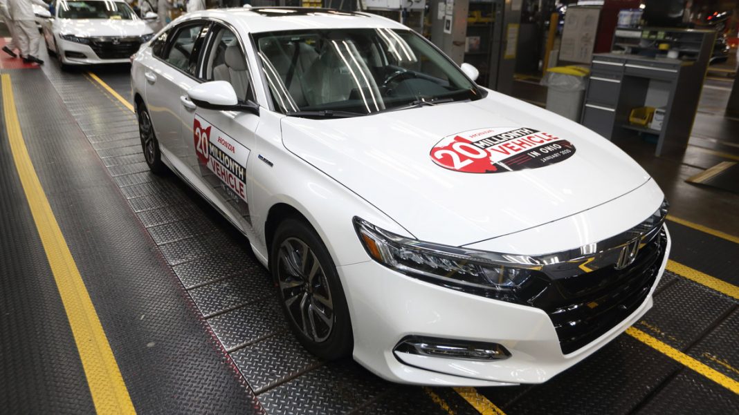 Honda Reaches 20 Million Auto Production Milestone in Ohio
