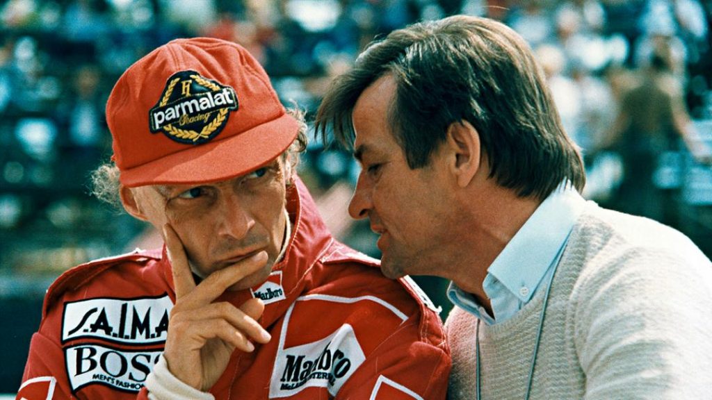 Niki Lauda translated Hans Mezger’s TAG Turbo design into victory in the Formula One World Championship in 1984. McLaren and the Porsche engine won 12 out of 16 races at the time and Lauda became World Champion by just half a point ahead of his teammate Alain Prost.