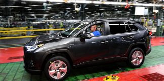 Toyota Kentucky Begins Production of Hot-Selling RAV4 Hybrid