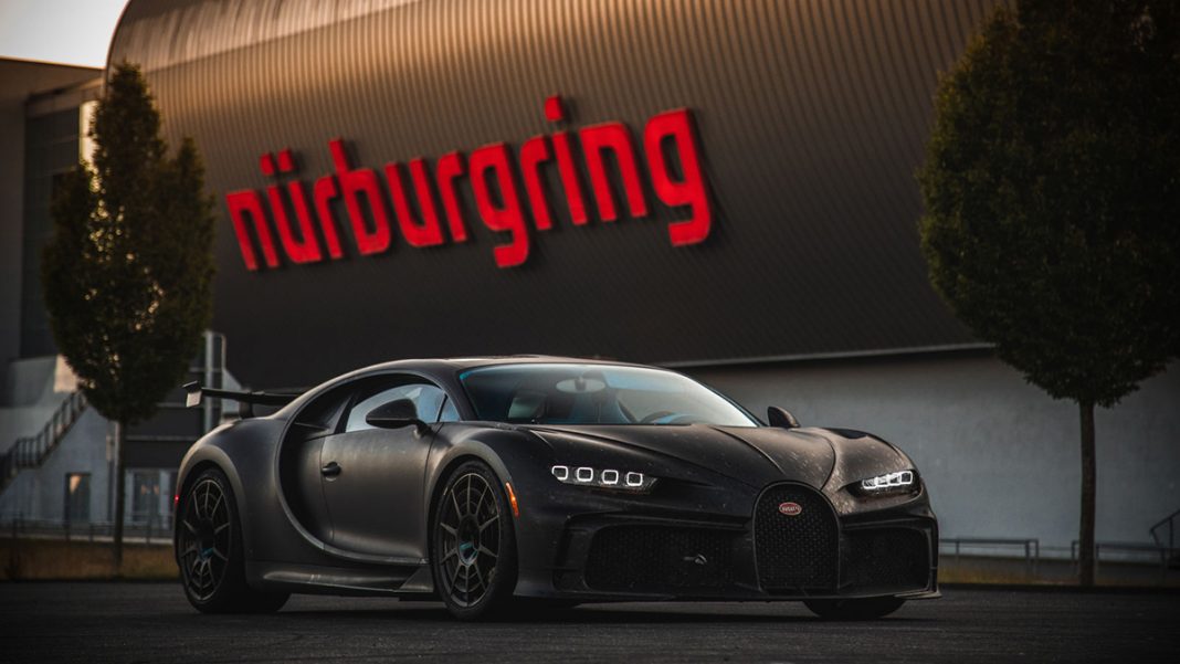 Bugatti chiron pur sport nurburgring