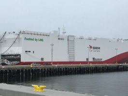 Volkswagen Group of America welcomes first LNG-powered vehicle transport ship to U.S. port