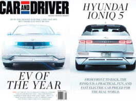 Hyundai IONIQ 5 Wins Car and Driver's 2022 EV of the Year Award